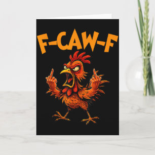F Caw F Tupp Rolig Fågel Fcawf Kyckling Flüsterare Kort