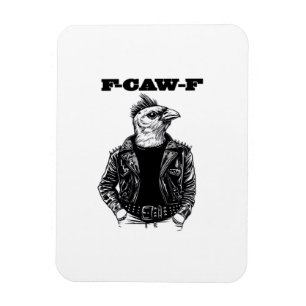 F Caw F väsentlig estetisk design Magnet