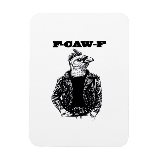 F Caw F väsentlig estetisk design Magnet (Vertikal)