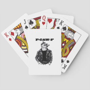 F Caw F Viktig Estetisk Design Casinokort