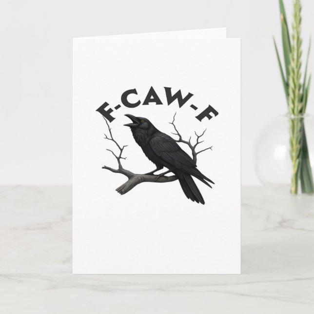 F Caw F Viktig Kreativ Estetik Kort (Framsida)