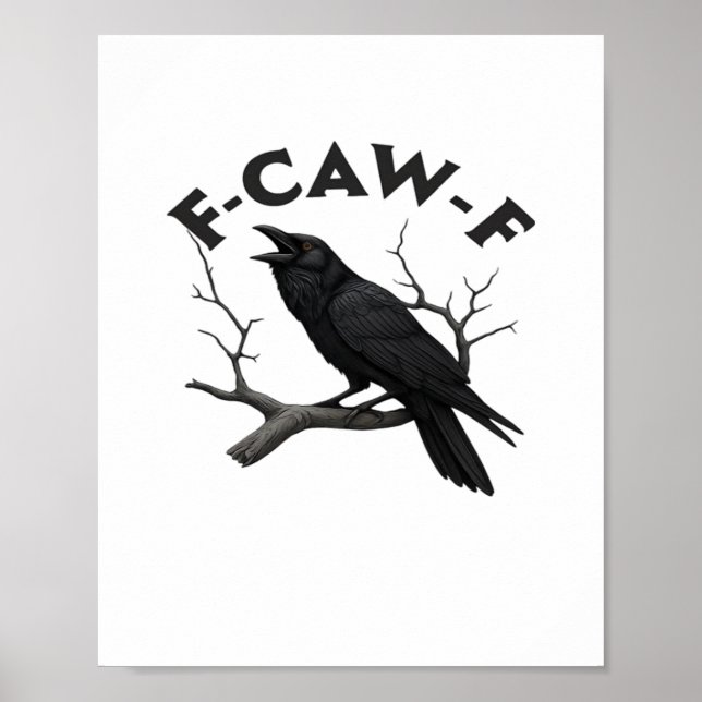 F Caw F Viktig Kreativ Estetik Poster (Framsidan)