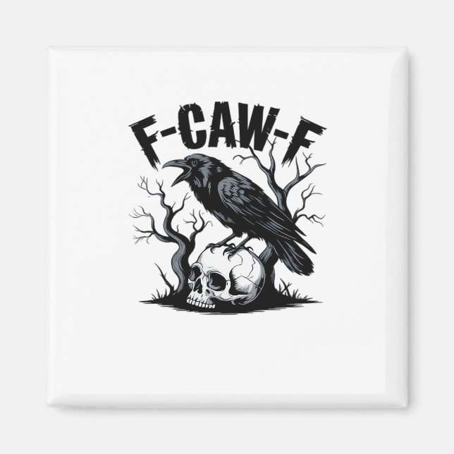 F Caw F Viktig Minimal Ren Design Magnet (Framsidan)