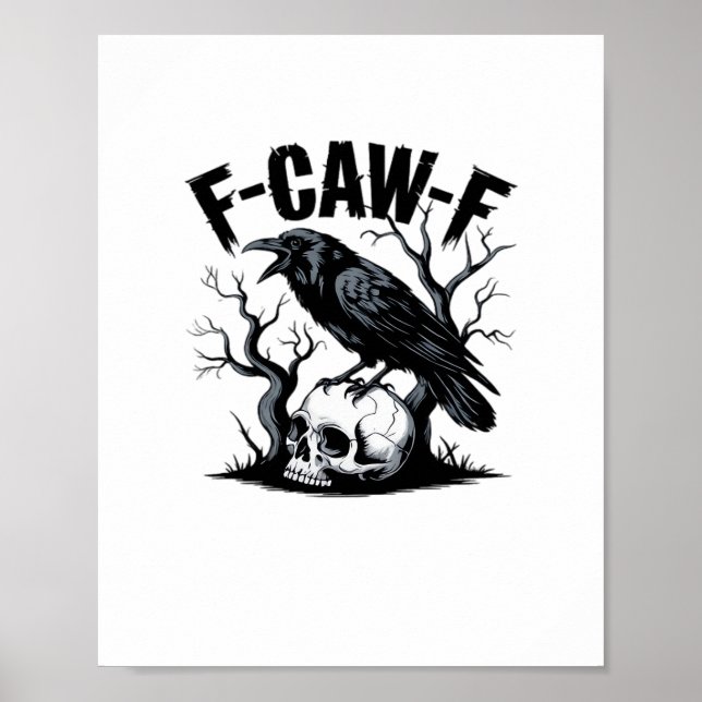 F Caw F Viktig Minimal Ren Design Poster (Framsidan)