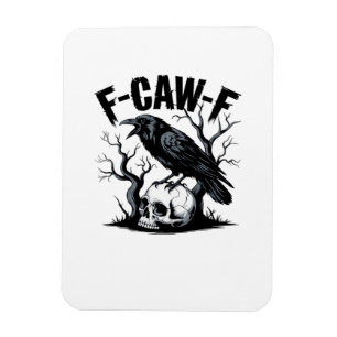 F Caw F Viktig Minimalistisk Ren Design Magnet
