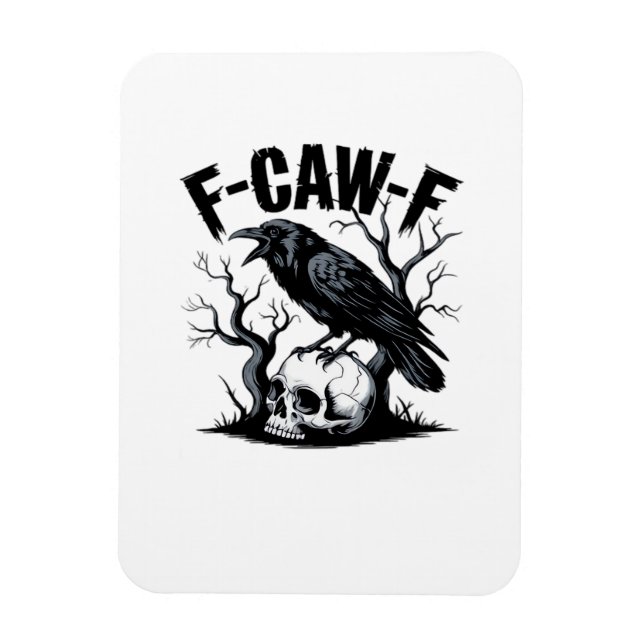 F Caw F Viktig Minimalistisk Ren Design Magnet (Vertikal)