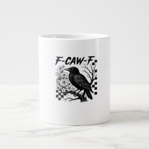 F Caw F Viktig Rolig Trendig Stil Jumbo Mugg