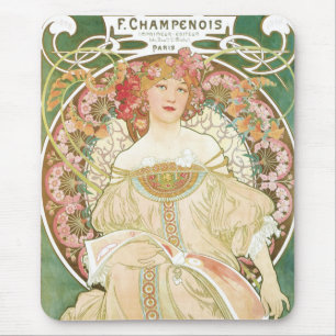 F Champenios av Alphonse Mucha Musmatta