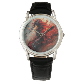 F Chord - AI Digital Art Print Armbandsur