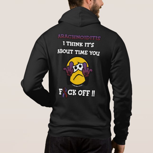 F#CK AV...Arachnoiditis T Shirt (Baksida)