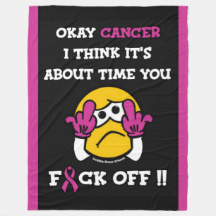 F#CK AV ...bröstcancer Fleecefilt
