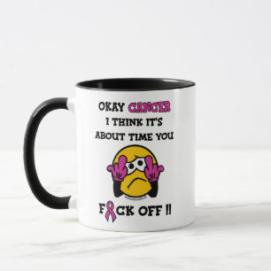 F#CK AV ...bröstcancer Mugg