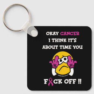 F#CK AV ...bröstcancer Nyckelring