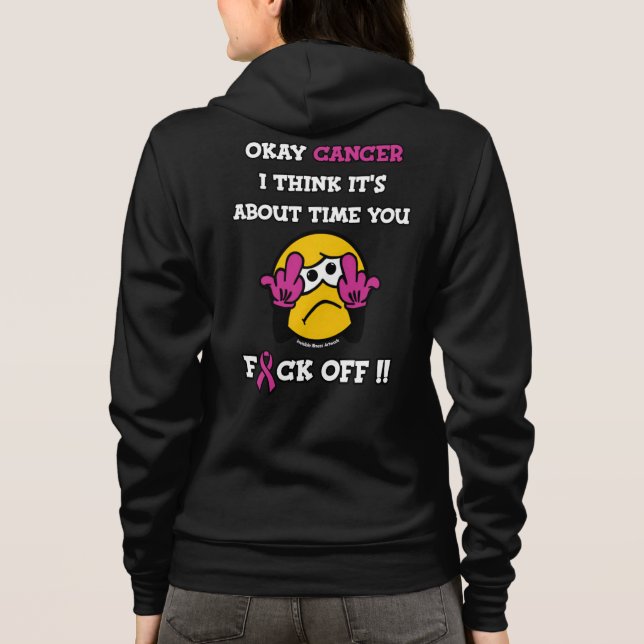 F#CK AV ...bröstcancer T Shirt (Baksida)