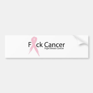 F*ck bröstcancer bildekal