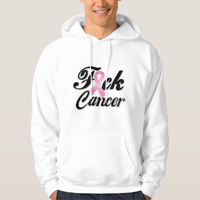 F*CK-bröstcancerskjortor Sweatshirt (Framsida)
