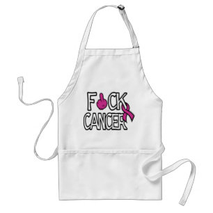 F#CK CANCER ...bröstcancer Förkläde