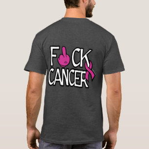 F#CK CANCER ... bröstcancer T Shirt