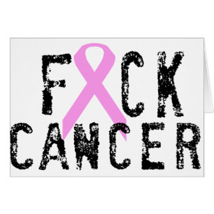 F*CK Cancer Hälsningskort