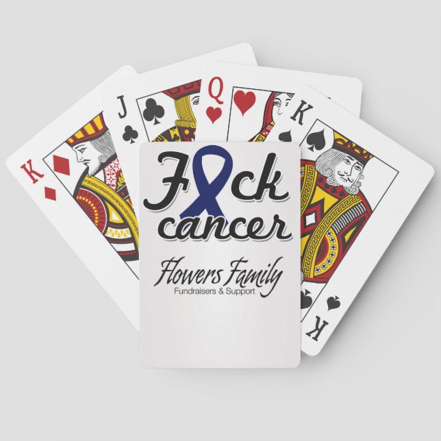 F*ck Cancer Player's Cards Kortlek (Baksidan)
