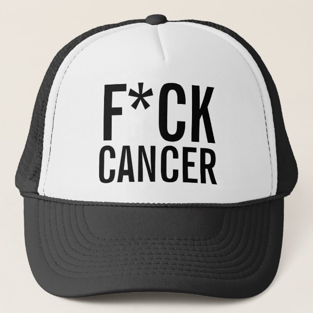 F*CK CANCER TRUCKERKEPS (Framsida)