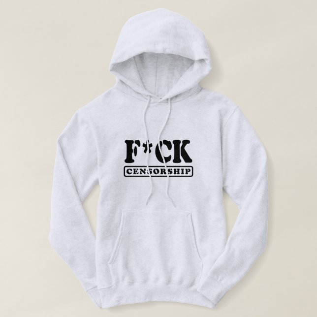F*CK-CENSORSKAP HOODIE (Design framsida)