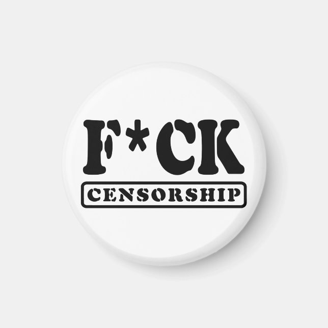 F*CK-CENSORSKAP MAGNET (Framsidan)