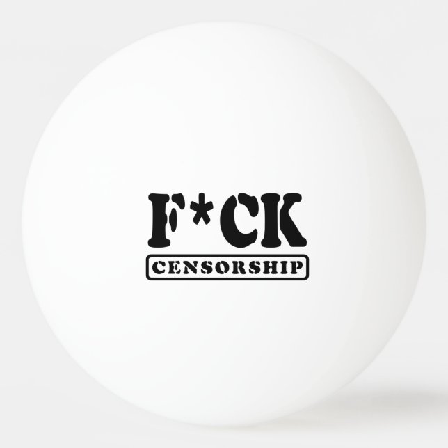 F*CK-CENSORSKAP PINGISBOLL (Framsidan)