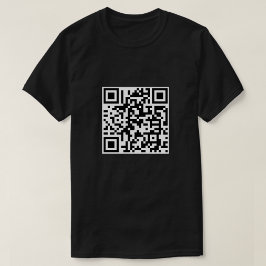 F*ck Du QR-kod Shirt Funny som säger Shirt Sarcast T