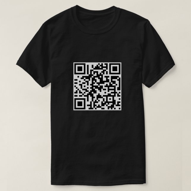 F*ck Du QR-kod Shirt Funny som säger Shirt Sarcast T (Skapare uppladdad)