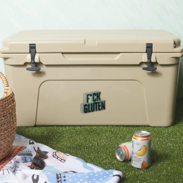 F*CK Gluten - Glutenfri + celiaksjuka vinyl Klistermärken