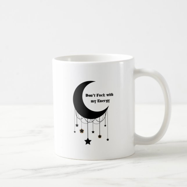 F*ck med min Energy Lämnat Hand Mugg (Höger)