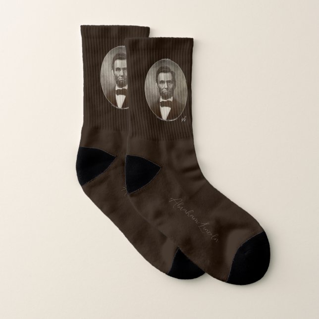 F.d. president i USA Abraham Lincoln Socks Strumpor (Par)