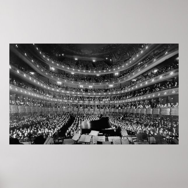 F.d. storstadsopera House 39th St 1937 Poster (Framsidan)