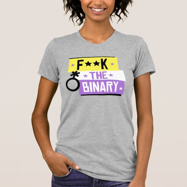 F det binära t shirt (Framsida)