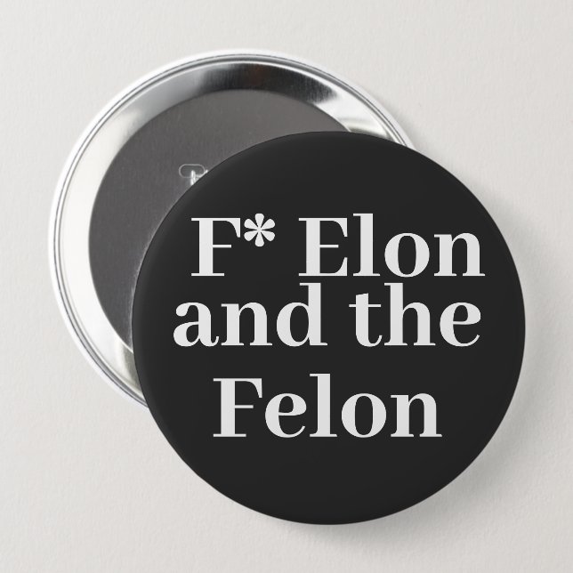 F* Elon Knapp (Framsida & baksida)