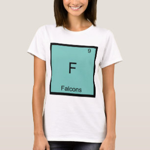 F - Fåglar Roligt Grundelement Kemisymbol T-Shirt