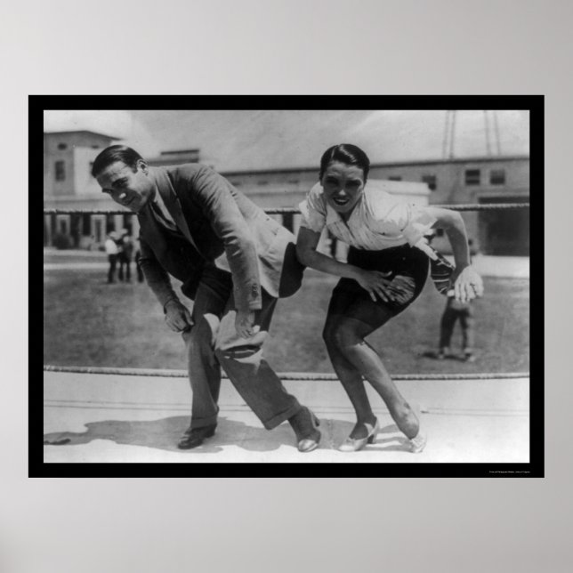 F. Farnum Teaching an Actress the Charleston 1925 Poster (Framsidan)