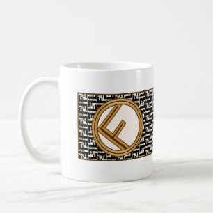 F Fendi Design Kaffemugg