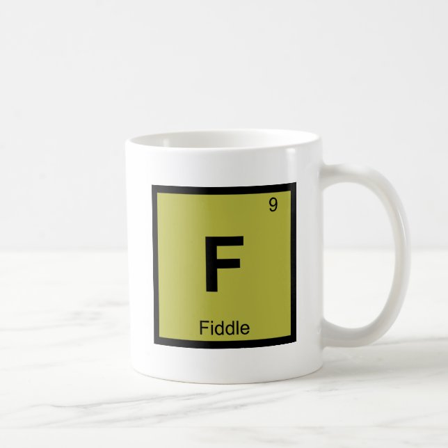 F - Fiolmusik Kemi Periodiska Systemet Kaffemugg (Höger)