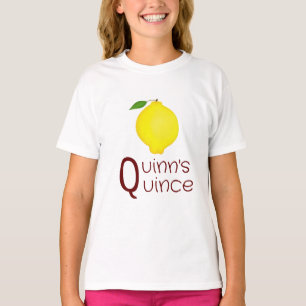 F för din ursprungliga Namn- och kvinfrukt T Shirt