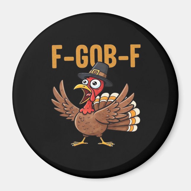 F-GOB-F Klassisk Vintage Stil Magnet (Framsidan)