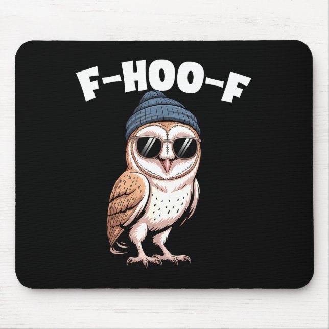 F-hoo-f Roligt Fågel Meme Grafik  Musmatta (Framsidan)
