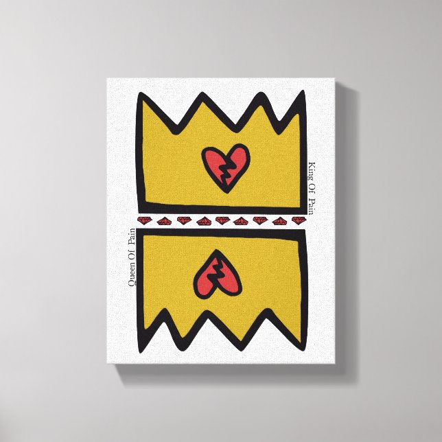 F.I.O. “King & Queen Of Pain”  Canvastryck (Framsida)