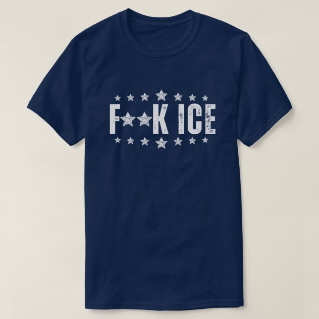F ICE Protest T Shirt (Design framsida)
