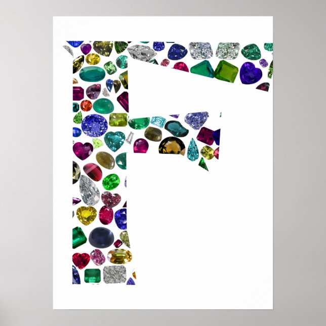F Initial Gem-design Poster (Framsidan)