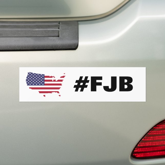 F Joe Biden #FJB Bumper Sticker Bildekal (På Bil)