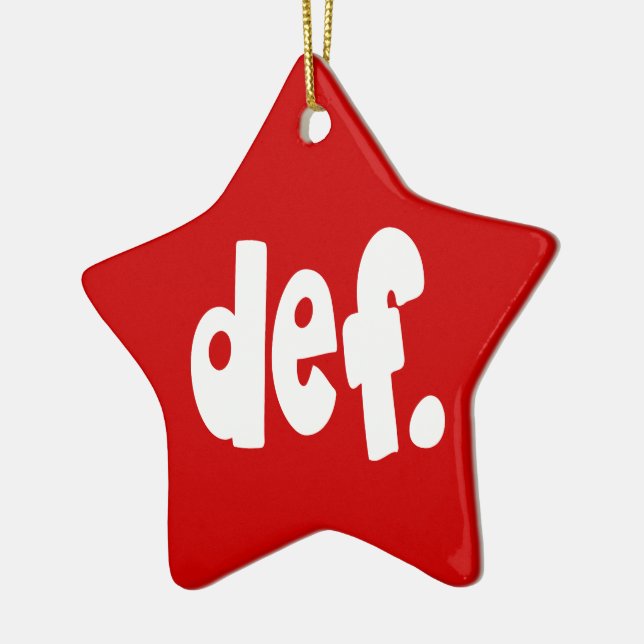 f. julgransprydnad keramik (Vänster)