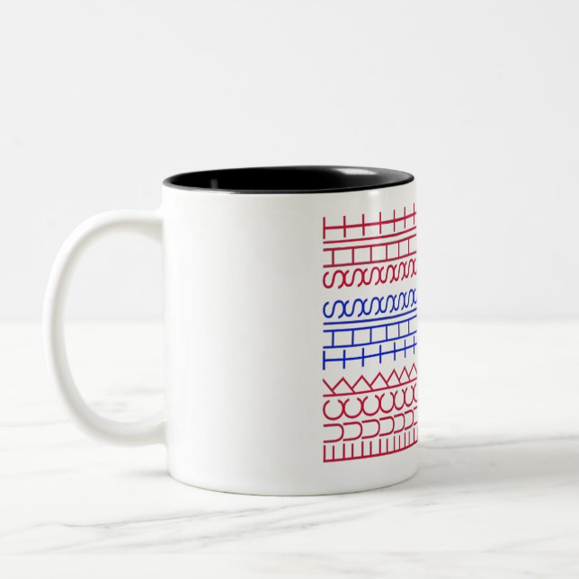 F**k Denna Skit-Dold Meddelande, Rolig Vit Kaffe  Två-Tonad Mugg (Vänster)