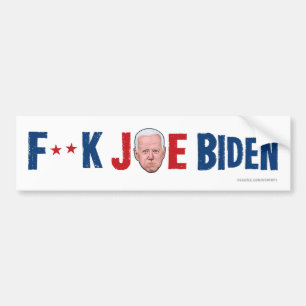 F**K JOE BIDEN Bumper Sticker Bildekal